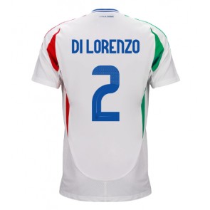 Italien Giovanni Di Lorenzo #2 Bortatröja EM 2024 Kortärmad